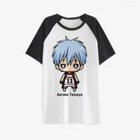 Herr t -skjortor Kurokos korgskjorta anime Kuroko ingen basuke kort ärm tees sommar mode män kvinnor toppar