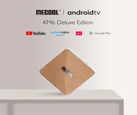 Mecool KM6 Deluxe TV Box Androidtv 100 Amlogic S905X4 4GB 64GB 24G5G WiFi 6 Widevine L1 Google Play Prime Video 4K VOCE Set to9120504