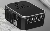 4 USB 2000W 56A Type C multi socket universal travel adapter plug converter For US UK AU EU Power Plug Adaptor4030127