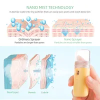 Nano Mist Facial Steam Humidifier Facial Steamer Moisturizing Macaron Face Skin Care Nebulizer Beauty Tools Mist Cooling Device