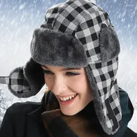 Berets Arrival Winter Warm Hat Adult Fashion Lei Feng Thickened Ear Protection Leisure Cap Students Wear B-7302