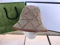 Designer Bucket Hat Fashion KaKi Caps Lettre en réseau Design pour homme femme Four Seasons Général 2 styles Top Quality