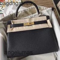 Woman Bags Hermee One Bag Cross Cowhide Leather Women's Shoulder Designer Lychee Grain Kellies Myd1