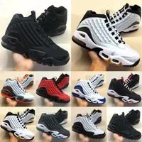 High Quality Penny Hardaway Barrage Mid 2 kids men Basketball Shoes Speed Turf All Black White fashion outdoor men sports sneakers271G