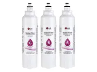 LT800P- 6 Month / 200 Gallon Capacity Replacement Refrigerator Water Filter NSF42 and NSF53 ADQ73613401 ADQ73613408 or ADQ75795104 White 3 Pack