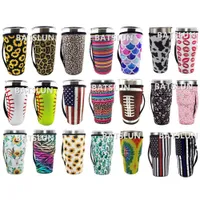 Other Kitchen Dining Bar 21 Design Print Reusable 16oz 20oz Tumbler Holder Iced Coffee Cup Sleeve Neoprene Insulated Mugs Cups Water Bottle Cover Bags 221124