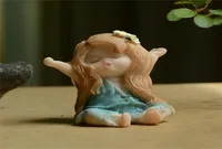 Alltägliche Sammlung süßes Baby Figur Feengarten Dekoration Engel Miniatur Home Ornament Girl Festival Geschenke 2111086320868