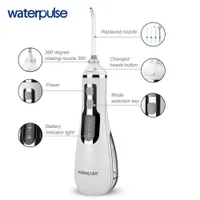 Other Oral Hygiene Waterpulse V500 Portable Oral Irrigator Dental Water Flosser Cordless Dental Irrigator Jet 4 Mode Waterproof For Teeth Cleaner 221123