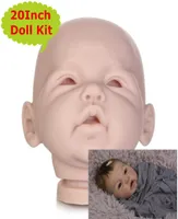 NPK New Arrival 20inch 34 Arms and Full Legs Silicone Vinyl Reborn Doll Kit Absy Quality Doll Associory Baby DIY Reborn Toys2556994