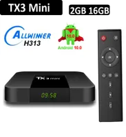 Android 10 OTT TV Box TX3 Mini Allwinner H313 Quad Core 1G 8G 2GB 16GB 4K Smart Streaming Player5006700