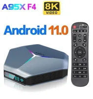 A95X F4 RGB AMLOGIC S905X4 SMART ANDROID 11 Caixa de TV 4K HD YouTube 4GB RAM 32GB 64GB 12588 GB ROM Dual WiFi Set Top Box Player286342019
