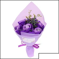 Party Favor Party Favor Event Supplies Festive Home Garden 1Pc Soap Flowers Beautif Rose Simation Decor Drop Delivery 2021 4Hlzm Dhpz7