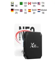 X96 Mini Leadcool X96Mini TV Box 2GB Arab Arab Qhdx Neox French 1 Annee Abonnementsss France Arabic UK Pakiet testowy dla Smart TV4924372