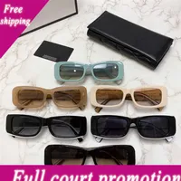 Designer Sunglasses uv400 high quality for women brands Xiaoxiangjia Ch9098 Hepburn Style Personalized Box Sunglasses with Letter Leg shades fashion