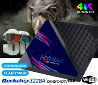 H96 MINI V8 RK3228A ANDROID 100 TV BOX 2GB16GB 24G WIFI HD 4K PK T95 X96Qセットトップボックス5280518