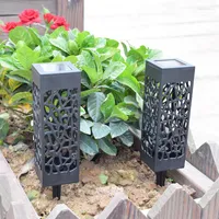 Solar Lamp Led Hollow Square Outdoor Ground Waterproof Lawn Landscape All For Yard And Garden Products Light Waterp Vegetable