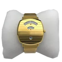 Высококачественные роскошные часы 38 -мм унисекс женщины мужские часы Quartz Движение золотые наручные часы нержавеющая сталь Montre de Luxe Bristwatc291c
