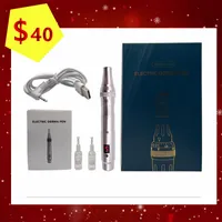 Home beauty lcd professional micro stamp pen mesothrapy mesopen with 12 36 24 9 1 3 5 pin needles cartridges cost