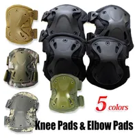 Elbow Knee Pads Abay Military Tactical Support Protector Outdoor Sports Hunting SetElbow Elbow5180155