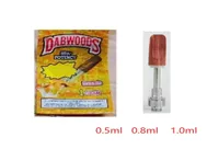 Dabwoods Atomizers Vape Cartridges Ceramic Coil Carts for 510 Thread Battery Vapes Empty Thick Oil Cartridge Packaging6186906