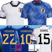22 23 Japan skulle koppa fotbollströjor Minamino Nagatomo Haraguchi Yoshida Tsubasa Atom Honda Osako Home Away Football Shirts