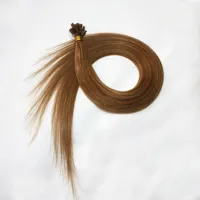 Human Remy Hair Extensions Keratin U TIP Hår 1G per stativ för salongfrisörsalternativ Colorhair 300st One Lot