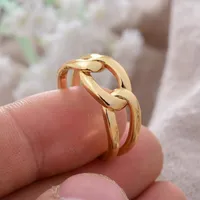 Charm Bracelets Annayoyo Dubai Gold Color Rings For Women Girl Arab Lover Ring Copper Jewelry Middle Eastern Israel Iraq Oman Turkey Gift