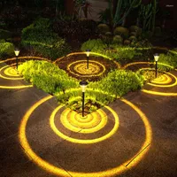 Solar Garden Light Outdoor Power Lantern Waterproof Landscape Dekoracja Oświetlenie na ścieżce Trawnik Sunpower Lampa