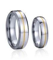 Wedding Rings Classic Tungsten Carbide Ring Silver Color Never Fade Marriage Bands For Men And Women Couples Lover039s Alliance3943982