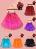 Faldas Jaycosin 2022 Flower Fairy Costume para niña Light Up Tutu Magia Led Skirt Glow Fiesta de cabeza de Navidad Regalo de cumpleaños año2597833