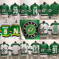 하키 2020 Dallas Stars 91 Tyler Seguin Ice Hockey Jerseys 14 Jamie Benn 30 Ben Ben Ben Ben Ben Ben Ben Ben Ben Bank Green Color Team All Stitched S-3XL