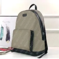 dicky0750 designer backpacks men High-end Fashion handbags bag man backpack Bags Phone pocket Leather Retro Classic pattern handba266r