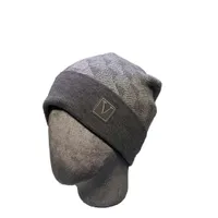 2023 Новая дизайнерская шляпа Мужская и женская шапочка теплой вязаная шляпа осень и зима