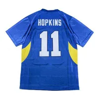 American College Football Wear Football Jerseys Custom Deandre Hopkins 11# High School Football Jersey Stitched Blue Any Name Number Size S-