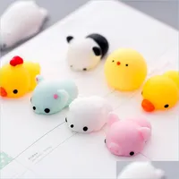 Party Favor Kawaii Mini Toys Animal Images Venting Ball Squishy Child Gifts Pinch Away Troubles Party Favor Pvc Soft 0 45Yx D2 Drop Dhx4K