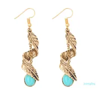 ear New Bohemian style Su Fashion accessories nail Turquoise Earrings6156517