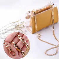 Bag Parts Accessories 120cm100cm Convenient Metal Purse Chain Strap Handle Replacement Handbag Shoulder GoldSilverBlack 221124