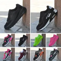 2022 Triple 90 Running Shoes Infrared Classic Leather Mash White Yellow Black Gray Volt Obsidain Moss Green Designers Trainer