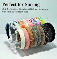 Clear Headband Holder Organizer Acrylic Hair Accessory Jewelry Organizer for Chains Bracelets Necklaces Storage Display 2208053806982