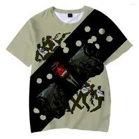 T-shirts pour hommes Fashion Hit Sinke Tshirt Unisexe O-Neck Femmes Men Men Summer Short Sleeve Harajuku Streetwear Hit-Monkey Merch 3D Vêtements