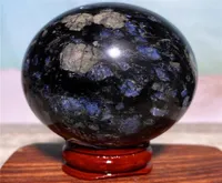 Decorative Figurines Natural Stones Glaucophane Quartz Caystals Ball Room Home Decor Mineral Souvenir Reiki Healing Wicca Meditati7467489