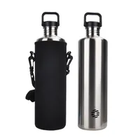bottiglia d'acqua Feijian in acciaio inossidabile bottiglia d'acqua in bicicletta portatile sport sport bpa a prova di BPA grande capacità con sacchetto 221125
