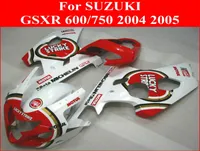 LUCKY STRIKE red white fairings for Suzuki GSXR600 GSXR750 K4 2004 2005 fairing kit GSXR 600 750 04 05 LUVD7410471