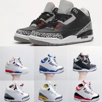 Jumpman 3s Kids Shoes Boys Basketball 3 Sneakers Girls Boy Toddler Game Chicago Designer Kid Sneaker Athletic Infants Scotts Melody Mid Size