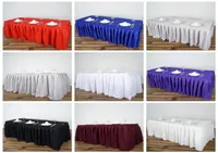 Rectangle Polyester Tablecloth Skirt Round Table Skirting For Wedding Banquet Event Party Decoration4703984