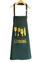 Aprons Apron Waterproof And Oilproof Knife Fork Sleeveless Kitchen Gowns Women Cooking Work Clothes Overall Smock Pinafore