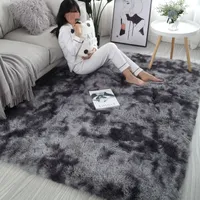 Carpet Plush Soft Sheepskin Bedroom Imitation Wool Pad Long Hair Bedside Mat Sofa Cushion Grey Rugs White Living Room Fur 221124