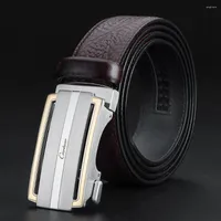 Cinturas Ciartuar para hombres diseñador de cinturón de cuero genuino de alta calidad Buckl Elegant Gift