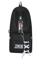 mochila BTS Bulletproof Juvenic League Perifheral Canvas Leisure Sports Schoolbag Fashion Fashion Fashion Lace Up Backpack7651861
