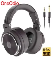 Oneodio pro50 stereo headphones with professional studio wire dj headset with microphone over ear monitor low earphones5913002